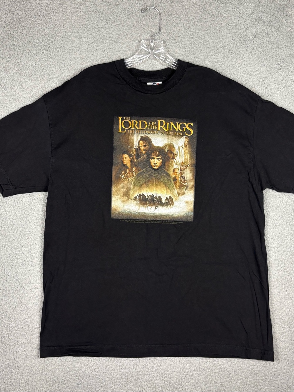 Vintage The Lord of the Rings Graphic Tee - Black